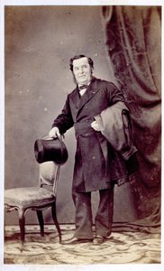 Portret van Antonio Tamburini door Italian Photographer